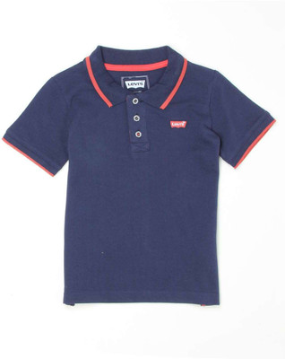 

Levi's Boys Solid T Shirt(Dark Blue, Pack of 1, Dress blues-u09