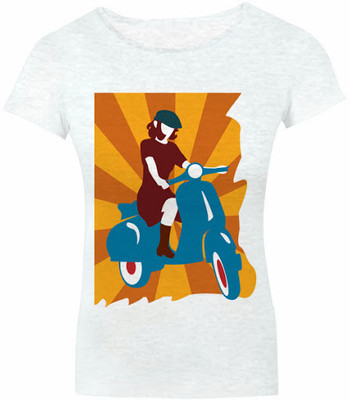 

SayItLoud Printed Women's Round Neck Grey T-Shirt