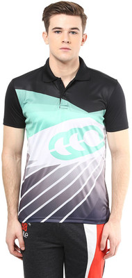 

Ajile by Pantaloons Printed Men' Round Neck Black T-Shirt