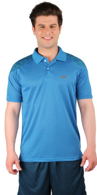 

Vector X Solid Men's Polo Neck Light Blue T-Shirt, Sky