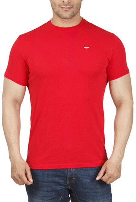 

ColorPlus Solid Men's Round Neck White T-Shirt