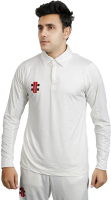 

Graynicolls Solid Men's Polo Neck White T-Shirt
