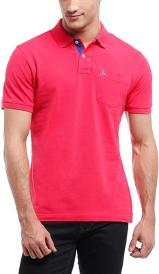 

Parx Solid Men's Polo Neck Red T-Shirt