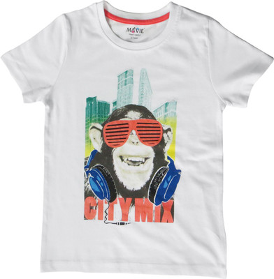 

Kothari Girls Printed T Shirt(White