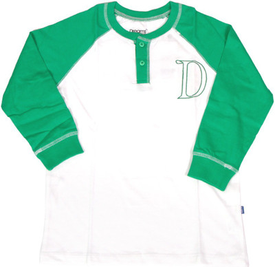 Dreamszone Boys Solid Cotton T Shirt(White, Pack of 1) Dreamszone Boys Solid Cotton T Shirt(White, Pack of 1)