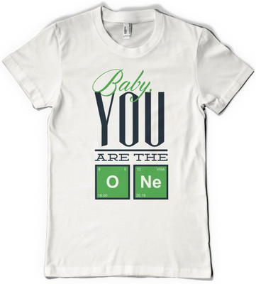 

Rawpockets Graphic Print Men's Round Neck White T-Shirt