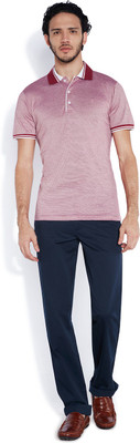 

Raymond Striped Men's Polo Neck Red T-Shirt