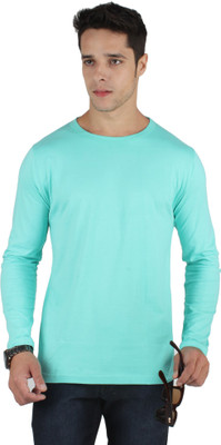 

SayItLoud Solid Men's Round Neck Green T-Shirt