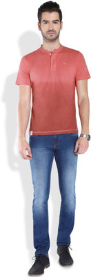 

Parx Solid Men's Henley Red T-Shirt