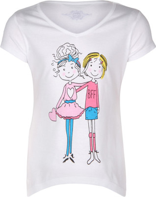 

Chalk by Pantaloons Girls Graphic Print T Shirt(White