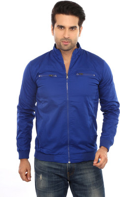 

Got It Solid Men's Flap Collar Neck Blue T-Shirt, Royal blue