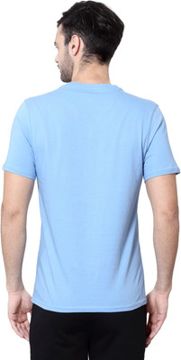 

Ajile by Pantaloons Printed Men' Round Neck Blue T-Shirt
