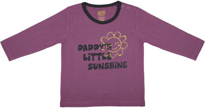 

Wow Mom Girls Printed T Shirt(Purple, Mauve