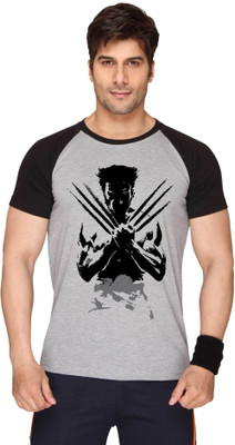 

SayItLoud Printed Men's Round Neck Grey T-Shirt