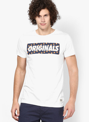 

Jack & Jones Men's T-Shirt, Cloud dancer