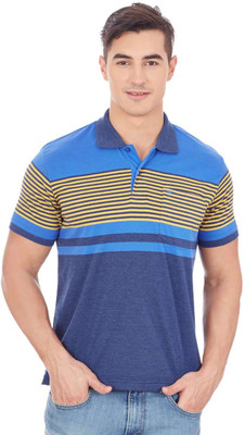 

Monte Carlo Striped Men's Polo Neck Blue, Yellow T-Shirt