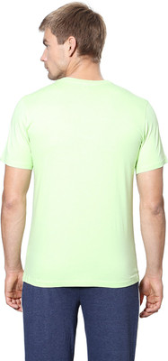

Ajile by Pantaloons Solid Men's Round Neck Green T-Shirt