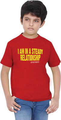 10% OFF on Tantra Boys Graphic Print T Shirt(Red, Pack of 1)