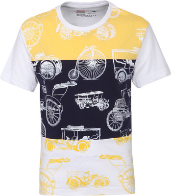 

Fritzberg Boys Printed T Shirt(White