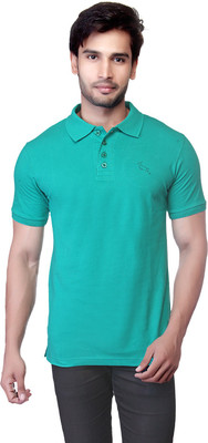 54% OFF on LUCfashion Solid Men's Polo Neck Green T-Shirt 54% OFF on LUCfashion Solid Men's Polo Neck Green T-Shirt