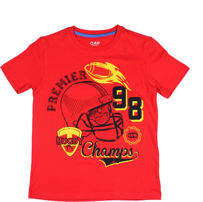 

Ajile by Pantaloons Boys Graphic Print T Shirt(Orange, Pack of 1