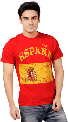 

Stephen Armor Printed Men's Round Neck Red T-Shirt