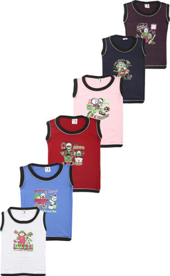 

SR Kids Girls Printed T Shirt(Multicolor