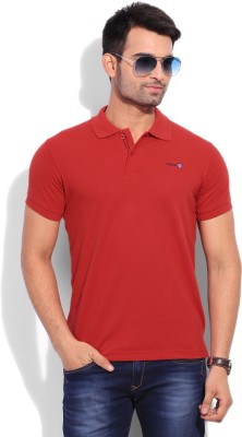 

Pepe Jeans Solid Men' Polo Neck Red T-Shirt