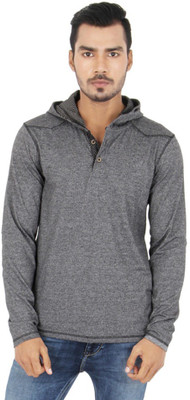 

Killer Solid Men's Hooded Grey T-Shirt