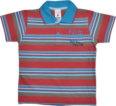 32% OFF on Bio Kid Boys Striped T Shirt(Multicolor)
