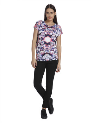 

Vero Moda Solid Women's Round Neck Multicolor T-Shirt, Snow white