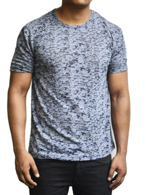 

Fugazee Lifestyle Printed Men's Round Neck Grey T-Shirt
