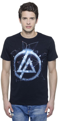 

Linkin Park Printed Men' Round Neck Black T-Shirt
