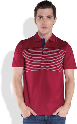 

Raymond Solid Men's Polo Neck Red T-Shirt