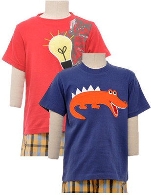 

JusCubs Boys Printed T Shirt(Multicolor, Pack of 2