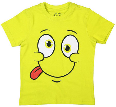 

Chalk by Pantaloons Boys Graphic Print T Shirt(Green, Pack of 1