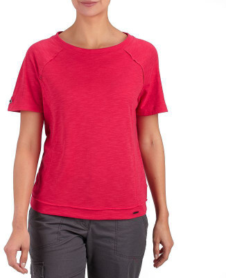 

Decathlon - Quechua Solid Women's Round Neck Pink T-Shirt