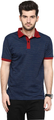

Cayman Solid Men's Polo Neck Dark Blue T-Shirt, Navy