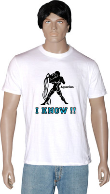 

Tshirt.in Graphic Print Men' Round Neck White T-Shirt, Pearl white