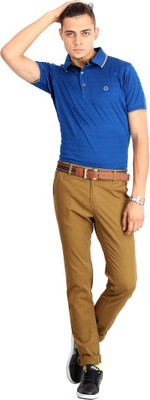 

Proline Striped Men's Polo Neck Blue T-Shirt, Mb