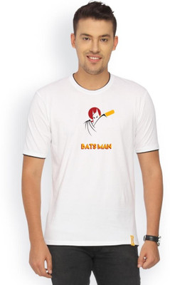 

Campus Sutra Solid Men Round Neck White T-Shirt