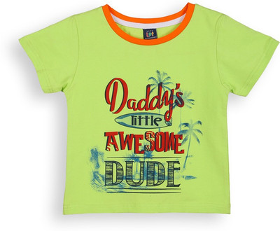 

Lilliput Boys Printed T Shirt(Green, Pack of 1, Green light