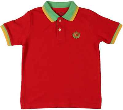 

Chalk by Pantaloons Boys Solid T Shirt(Red, Pack of 1