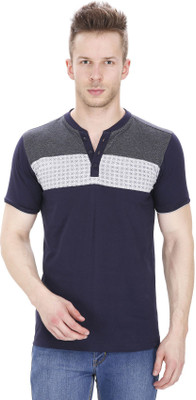 

Sparky Printed Men's Round Neck Blue T-Shirt