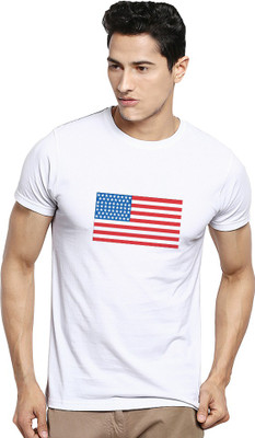 

Kavit Hub Graphic Print Men's Round Neck White T-Shirt