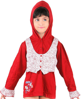 

Radcart Girls Embroidered T Shirt(Maroon