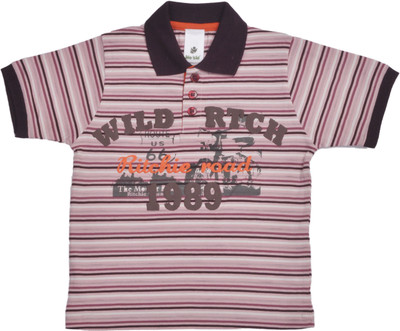 32% OFF on Bio Kid Boys Striped T Shirt(Multicolor)
