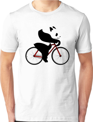 

Foscous Printed Men's Round Neck White T-Shirt