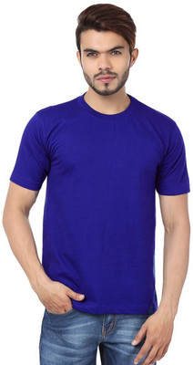 

Subu Solid Men's Round Neck Blue T-Shirt, Royal blue
