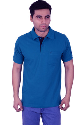 

Studio Nexx Solid Men's Polo Neck Blue T-Shirt, Royal blue
